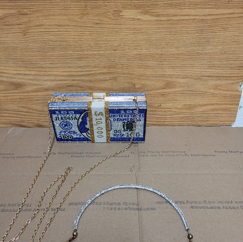 Crossbody Clutch Sparkled Purse - Picture 8 of 12